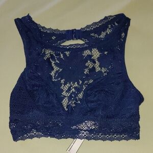 Victoria's Secret Navy Lace Bralette XS NWT